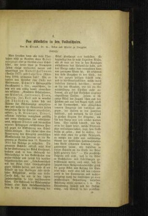 ¬Das¬ Bibellesen in den Volksschulen : (Schluß)