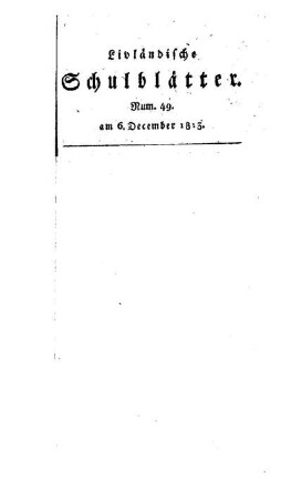 Ein und vierzigster Brief : [93. Abhandlung]