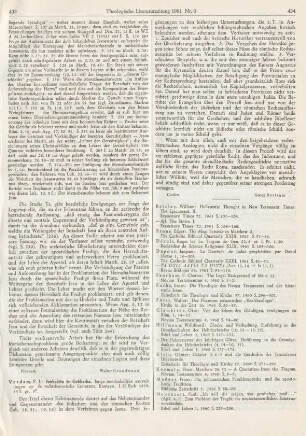 433-434 [Rezension] Verdam, P. J., Sahhedrin èn Gabbatha
