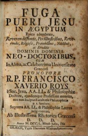 Fuga pueri Jesu in Aegyptum