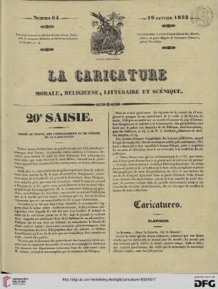 Numéro 64 (19 Janvier 1832)
