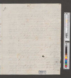 Brief an Pauline Bassenge