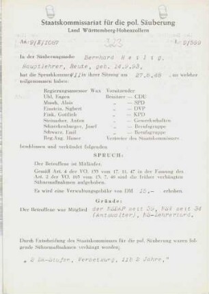 Heilig, Berhard