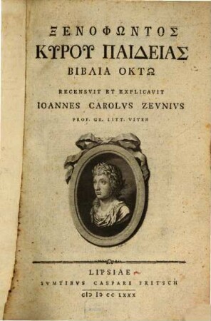 Xenophōntos Kyru Paideias Biblia Oktō