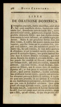 Liber De Oratione Dominica