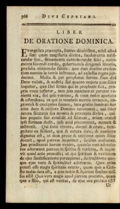 Liber De Oratione Dominica