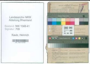 Entnazifizierung Heinrich Kautz , geb. 11.05.1903 (Polizist)
