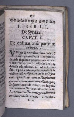 Liber III. De Syntaxi.
