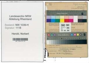 Entnazifizierung Norbert Herold , geb. 15.03.1910 (Angestellter)