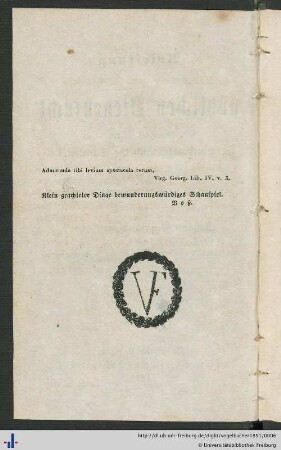 Admiranda tibi levium spectacula rerum.