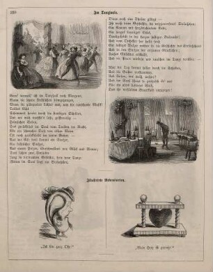 "Im Tanzsaale" "Illustrirte Redensarten"