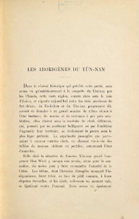 La province chinoise du Yün-nan, 2