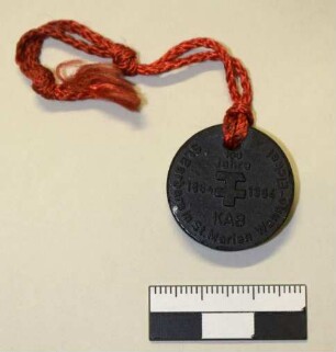 Kohlekeramikmedaille "100 Jahre KAB"