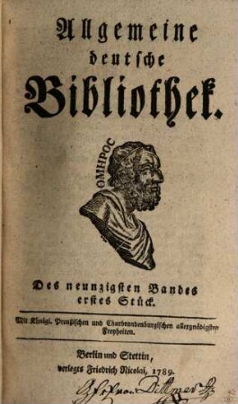Allgemeine deutsche Bibliothek. 90. 1789