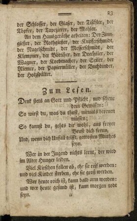 Zum Lesen.