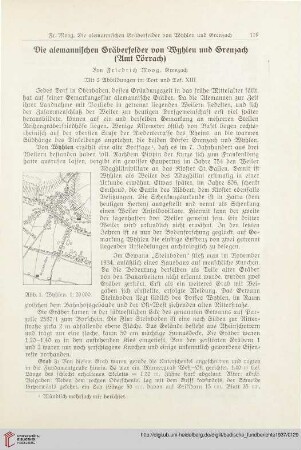 13: Die alemannischen Gräberfelder von Wyhlen und Grenzach (Amt Lörrach)