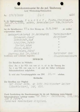 Maucher, Franz