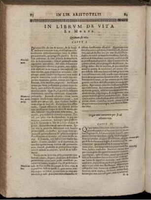 In Librum De Vita Et Morte