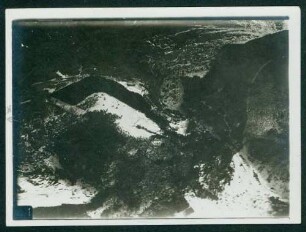 Foto der eigenen Stellungen beim Hexenweiher (Luftbild)