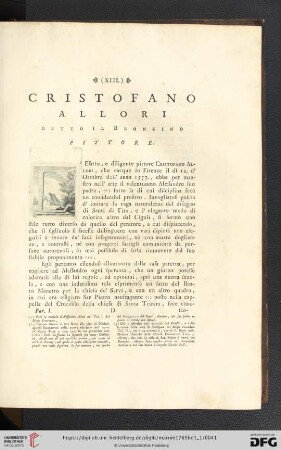 Christofano Allori detto Il Bronzino pittore