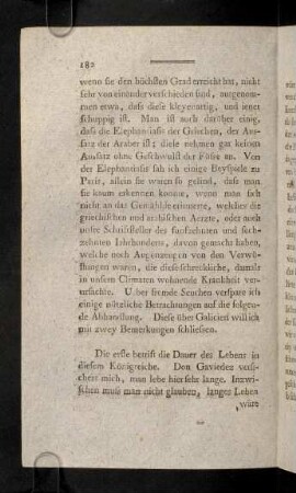 182-192, Die erste betrift die Dauer des Lebens in ...