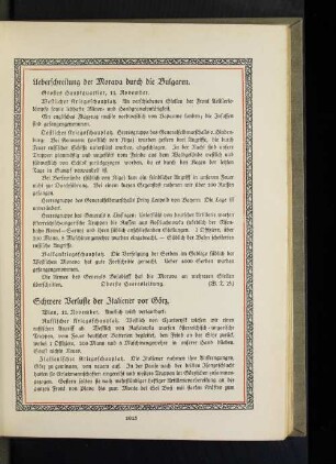 Ueberschreitung der Morava durch die Bulgaren.