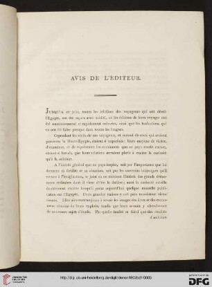 Avis de l'éditeur