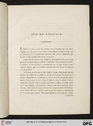 Avis de l'éditeur