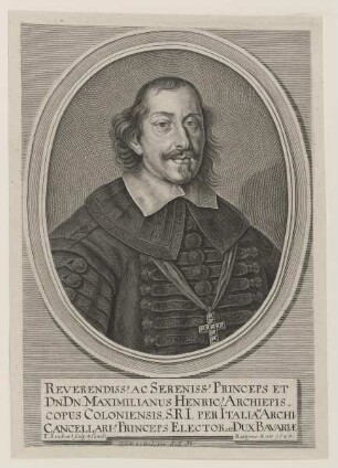 Bildnis des Maximilianus Henricus, Archiepiscopus Colonia
