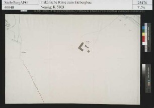 Gegend von Marbach bei Hainichen mit der Schäferei Kummersheim, drei Stollnmundlöchern, Marbacher Rösche und Kunstgraben