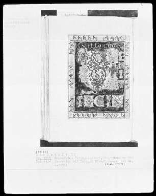 Evangelistar (Gero-Kodex) — Initialseite V(enit?), Folio 117verso