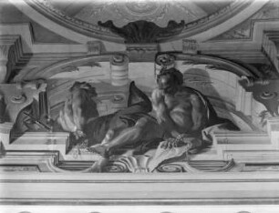 Innendekoration der Galerie in der Ahnengalerie — Deckendekoration der Galerie in der Ahnengalerie — Gefesselte Sklaven
