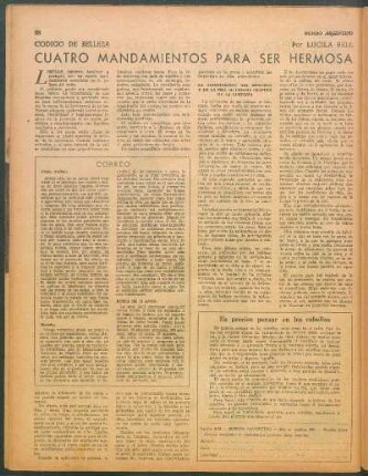 Cuatro mandamientos para ser hermosa : Código de belleza