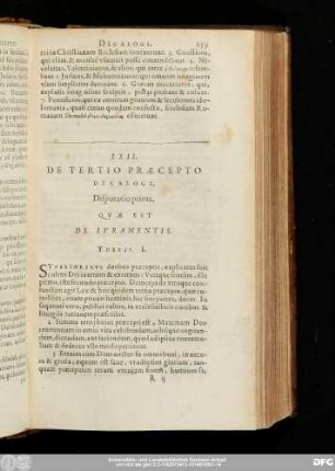 LXII. De Tertio Praecepto Decalogi, Disputatio prima. Quae Est De Iuramentis.