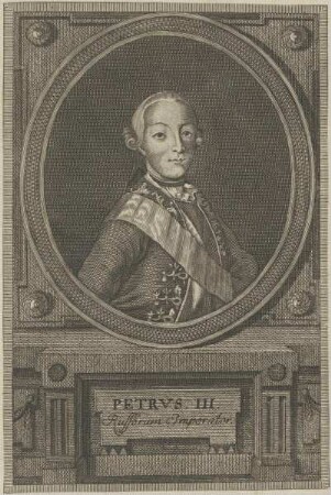 Bildnis von Petrvs III., Zar von Russland