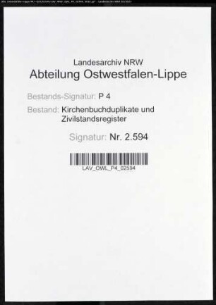 Kirchenbuchduplikat der katholischen Gemeinde Winterberg, Kreis Brilon (T 1808-1843). (Gemeinde: Katholischen Gemeinde)