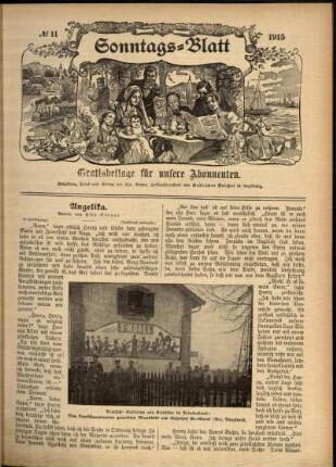 Ausgabe vom Sonntag, den 14. März 1915.