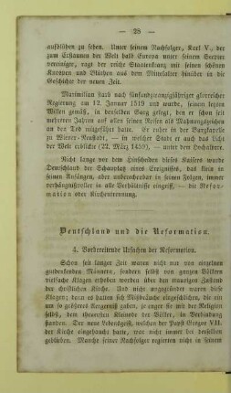 4. Vorbereitende Ursachen der Reformation