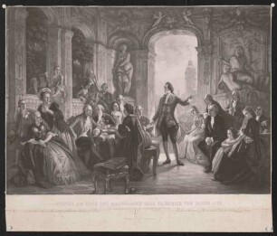 Goethe am Hofe des Markgrafen Carl Friedrich von Baden, 1775