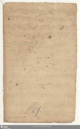 Stimmensatz [Schreiber: Reichard, J. G.]