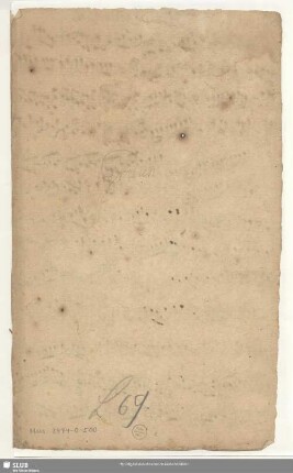 Stimmensatz [Schreiber: Reichard, J. G.]