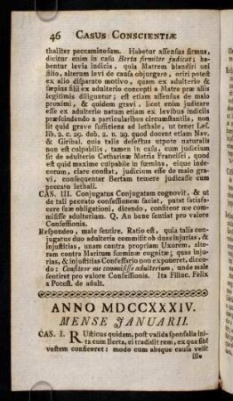 46-68, Anno MDCCXXXIV