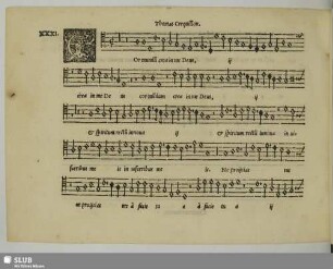 XXXI. Crecquillon, Thomas: Cor mundum crea