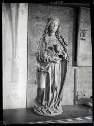 Evangelische Stadtkirche - Heilige Barbara - aus dem Hochaltar