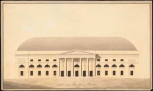 Nationaltheater, Berlin: Ansicht der Längsseite