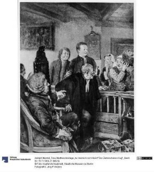 Frau Marthes Anklage, zu Heinrich von Kleist "Der Zerbrochene Krug"