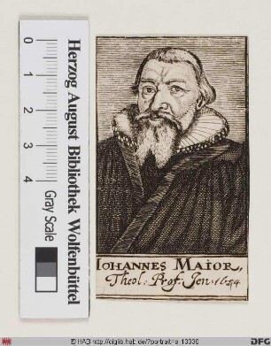 Bildnis Johann Major (eig. Groß)