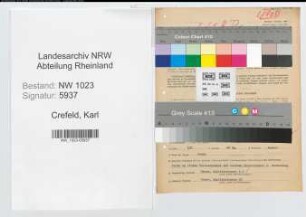 Entnazifizierung Karl Crefeld , geb. 06.05.1900 (Gastwirt)