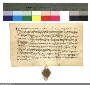 Revers Konrad Rampuschs bezüglich seiner Verpflichtung als Burgmann auf der Burg Saaleck durch Heinrich [von Kranlucken], Abt von Fulda