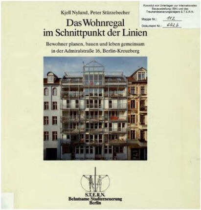 Dokumentations-Buch: Das Wohnregal               Admiralstr. 16, Selbsthilfe-Projekt
